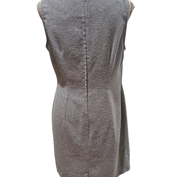 All that Jazz Women Dress and Jacket Career Suit Size 11/12 Blue White Texture - Picture 10 of 16